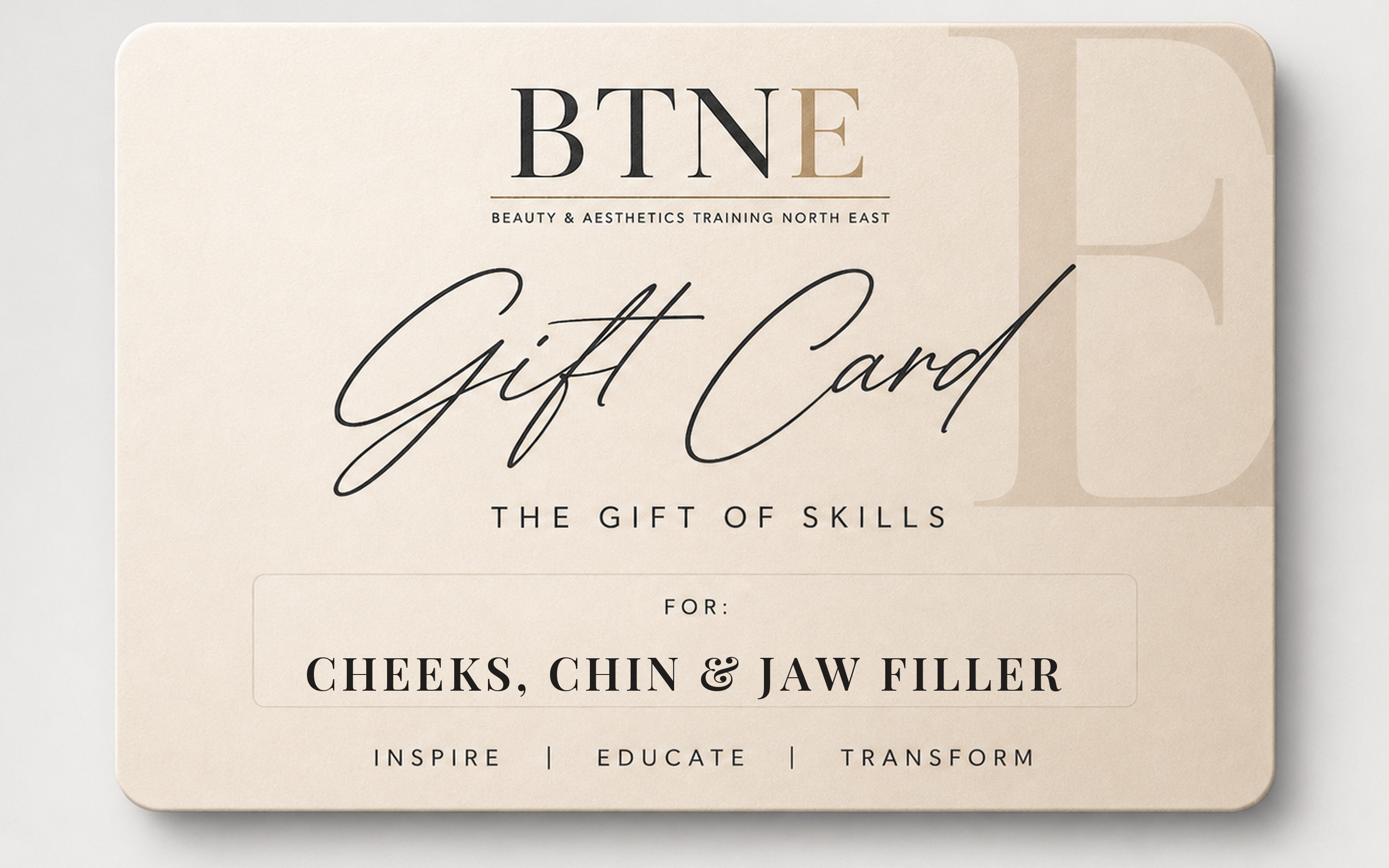 Cheeks, Chin & Jaw Filler Gift Card